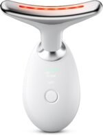 Face Neck Tool for Skin Care, Electric Neck Face Lifting Device for Wrinkle Removal (White) - Image 2