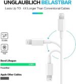 iPhone Charger 3Pack 6FT USB C to Lightning Cable [Apple MFi Certified] - Image 5
