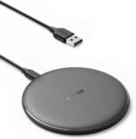 Anker 313 Qi-Certified 10W Fast Wireless Charger Pad | Portable Wireless Charging Pad for Samsung, iPhone, and AirPods (AC Adapter Not Included, Not MagSafe-Compatible) - Image 2