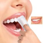 100pcs Disposable Textured Deep Cleaning Teeth Wipes Finger Brush Oral Brush Clean Wipes - Image 6