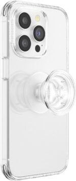 PopSockets Adhesive Phone Grip, Holder- Clear | Secure Comfortable Hold, Anti-Drop, Kickstand, Clear, Translucent - Image 3