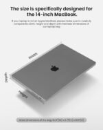 tomtoc 360° Protective Laptop Sleeve for 14-inch MacBook Pro M5 Pro/Max | 2026 A3426 A3427 A3434 M4/M3/M2/M1 A3112 A3401 A3185, Water-Resistant Laptop Case Bag Fits Dell XPS 14 & 13.8" Surface Laptop - Image 10