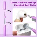 Cleaner Kit for Airpod, Phone Earbud Cleaning Putty, fit for iPhone Speaker | Cleaning Kit fit for iphone port Earbud Phone Ear Wax Dirt, Cleaning with Putty, Cleaning Pen, Cleaning Cloth & Brushes - Image 4