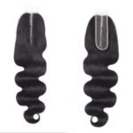 Brazilian 2x6 Human Hair Lace Closure HD Transparent 2x6 Body Wave Lace Closure Middle part Human Hair Kim K Closure With Baby Hair (16 inch) - Image 6