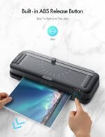 9-Inch Laminator Machine for Teachers & Home – All-in-One Jam-Free Laminator with Paper Trimmer, 2-Hole Punch, Corner Rounder, Fast 3-Min Warm-Up, 10 Pouches for School, Crafts & Office - Image 6