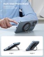 Lamicall Magnetic Phone Ring Grip for MagSafe, 360° Rotation Finger Holder | Strong Magnet Grip, Ring Stand Kickstand for iPhone 17 16 15 14 13 12 Pro Max Air Androids, Mag Safe Accessories - Image 5