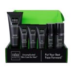 Tiege Hanley Anti-Aging Men's Skin Care Set, 30-Day, 6 Piece Kit | Level 3 Anti-Aging Routine, Daily Face Wash, Facial Scrub, Eye Cream, Serum & AM SPF & PM Moisturizers - Image 2