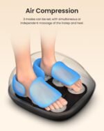 RENPHO Shiatsu Foot Massager with Heat, 3 Compression Levels, Deep Kneading | 2 Kneading Speeds, Plantar Fasciitis Foot Care, FSA Eligible HSA Store, Fits Up to Size 13", Birthday Gift for Men Women - Image 6