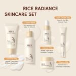 Moisturizing Korean Rice Skin Care Set – Radiance Skincare 5-Step Routine with Rice Cleanser, Toner, Serum, Face Cream, Eye Cream, Hyaluronic Acid & Ceramides for Glowing Skin, All Skin Types - Image 6