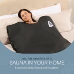 Lifepro RejuvaWrap Infrared Sauna Blanket with Low EMF and 9 Temp Levels | Features carbon fiber heating with detox wraps, waterproof interior, and storage carry bag for home wellness - Image 8