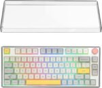 Geekria 75% 84-Key Knob Keyboard Dust Cover, Clear Acrylic Keypads Cover, Compatible with Keychron Q1 HE/Max/Pro, EPOMAKER TH80 75%, Glorious Gaming - GMMK PRO 75% - Image 2