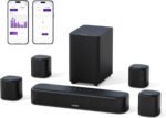 ULTIMEA 7.1ch Virtual Surround Sound Bar, Sound Bar for Smart TV with 4 Surround Speakers, Peak Power 330W, Surround Sound System for TV, App Control, TV Soundbar with Subwoofer, Opt/AUX/BT, Aura A40 | with 4 Surround Speakers, Peak Power 330W, App Control, TV Soundbar with Subwoofer, Opt/AUX/BT - Image 2
