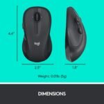 Logitech M510 Full Size Ambidextrous 2.4 GHz Wireless Mouse | 2.4 GHz USB-A Nano Receiver, tilt-to-scroll function, 2-year battery life, Windows Mac Linux compatible, certified for Chrome - Image 8
