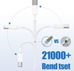USB C to C Charging Cable 10ft, 60W Fast Type C to C Charger Cord Long for Apple iPhone 17 Pro Max/17 Air/16 Pro Max/15 Plus, MacBook Pro 2021/2020/2019,iPad 12.9/11 inch/Mini/Air 5/4,Samsung Galaxy - Image 6