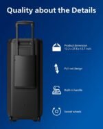 Philips X5206 Bluetooth Party Speaker - 14 Hours Play Time, Deep Bass, Party Lights, Karaoke Effects, Mic & Guitar Input, 80W Max Power, Black - Image 10