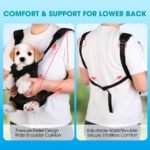 Mosago Dog Backpack Carrier, Front Chest Carrier for Small Dogs 7-11 lbs | Adjustable Shoulder Straps, Legs Out Design, Breathable Mesh, Hands-Free Carrying, Soft Padded Support, Walking/Hiking - Image 9