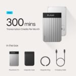 Plaud Note Pro AI Voice Recorder Transcribe & Summarize for Meetings Calls | AI Note Taker for Professionals & Teams, Productivity, 112 Languages, Ultra-Slim, InstantView Display, Case Included, Silver - Image 10