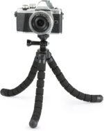 Amazon Basics Portable and Flexible Tripod with Wireless Remote and Smartphone Clamp, 10-inch, Black - Image 8