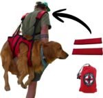Airlift Original V2 Dog Carrier Sling | Light-Weight Dog Sling Now More Comfortable | for Injured, Sick, or Old Dogs | New Improved Shoulder Padding Now Included | Large (45–70 lbs) - Image 2