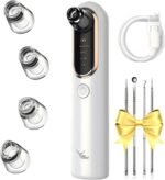Yccu Blackhead Remover Vacuum Blackhead Vacuum Remover Pore Extractor Blackhead Remover Tool Black Head Remover for Face Blackhead Extractor Pore Cleaner Vacuum with USB Charge 4 Modes 5 Suction Heads - Image 2