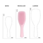 Tangle Teezer Ultimate Detangler Brush, Straight to Wavy, Millennial Pink | Patented two-tier, regular-flex teeth reduce breakage & split ends on wet or dry hair; Shower-friendly hairbrush for all ages - Image 9