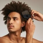 3 Pack Afro Hair Picks for Men and Women, Cpoxixt Metal Afro Comb Picks for Natural Curly Hair Styling Fist Design(Black) - Image 3