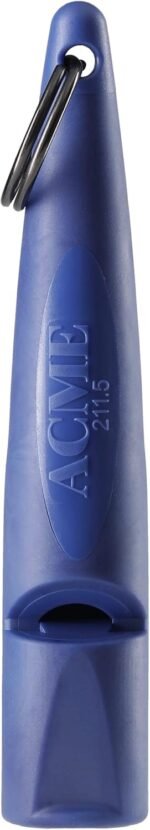 ACME Alpha 211.5 Professional Dog Training Whistle with Enhanced Ergonomic Grip. BPA-Free Plastic. 110 dBA. Long Range. Standardized Frequency. Weatherproof. Made in the UK (Baltic Blue) - Image 4