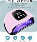 BIGBEAR UV Light for Nails,UV LED Nail Lamp for Gel Polish, Fast Nail Dryer | 48W with Automatic Sensor, 3 Timer Setting, Small and Portable, LED Nail Light for Fingernail and Toenail - Image 3