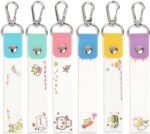6 Pcs Personalized Name Tag Hooks for Kids Child ID Tags Backpack Name Tag Daycare Name Label Hooks for Backpacks Water Bottle (Cute Style) - Image 2