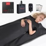 Portable Infrared Sauna Blanket, Detox & Relaxation at Home, Adjustable Timer 20-60 Min, Temperature Range 86-158℉, 6 ft x 2.6 ft, Oxford Fabric | Full-size 6 ft x 2.6 ft infrared sauna blanket for at-home spa sessions, post-workout recovery and daily stress relief - Image 2