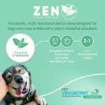C.E.T. Veggiedent Fr3sh & Zen Plaque and Tartar Control Chew for Dogs, XS | Calming dog dental chews, L-theanine dog calming chew, plant based chews, VOHC approved for plaque & tartar - Image 5