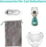 Portable Cat Inhaler with Cat Mask, Low Noise, Strong and Weak Modes for Cats & Small Dogs, Green S Size - Image 7