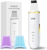 GUGUG Skin Scrubber Spatula Pore Cleaner Blackhead Remover,4 Modes,White | Deep-cleansing face spatula for blackheads,pores and whiteheads,with 5-minute auto-off,USB charging and 2 silicone heads. - Image 2