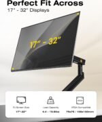 NB SmooVex™ Monitor Mount, Monitor Stand fits up to 32 Inch, Mechanical Spring Mount, VESA 75/100 mm, Model-A5(Black) - Image 5