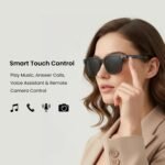 DPVR G2 Smart Glasses Bluetooth Sunglasses with Speakers – Audio-Only Bluetooth Glasses for Men & Women, No Camera, No App, Touch Control, UV400, IPX4 - Image 4