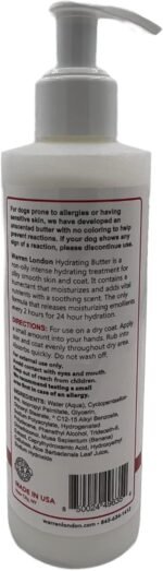 Warren London Hydrating Butter Leave in Pet Conditioner for Dogs | Lotion for Skin and Coat | Aloe Puppy & Dog Conditioner for Hair Detangler, Dry Skin, & Dandruff | Unscented 8oz - Image 3