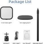 10in Zoom Lighting for Computer, Full-Screen LED Video Conference Light, Desk Ring Light with Stand and Phone Holder for Video Call, Webcam, Home Office, Podcast, Online Meeting, Live Streaming - Image 8
