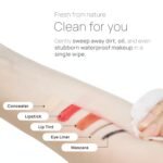 Epielle Witch Hazel Makeup Remover Wipes, Gentle Daily Facial Cleanser Towelettes, Remove Dirt, Oil & Waterproof Mascara, Stocking Stuffers, 30 Count (Pack of 6) - Image 5