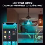 Philips Hue Smart 100W A21 LED Bulb - White and Color Ambiance Color-Changing Light - 1 Pack - 1600LM - E26 - Indoor - Control with Hue App - Works with Alexa, Google Assistant and Apple Homekit - Image 5