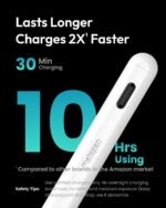 Metapen iPad Pencil A8 Stylus Pen for iPad 2018+ Palm Rejection&Magnetic | Metal Barrel Apple Pencil, USB-C Fast Charging, Reliable Precision & Smooth Writing Pen for iPad 6th-11th Gen Pro Air Mini - Image 4