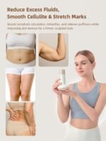 Yuonry Lymphatic Drainage Massager & Anti Cellulite Massage Tool, Reduce Stretch Marks & Cellulite, for Legs, Arms & Belly, Body Sculpting Machine with Microcurrent, Light, Heat & Vibration,White | Reduce Stretch Marks & Cellulite, for Legs, Arms & Belly, Body Sculpting Machine with Light, Heat & Vibration,White - Image 4