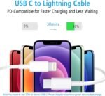 iPhone Charger 3Pack 6FT USB C to Lightning Cable [Apple MFi Certified] - Image 3