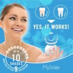 MySmile Teeth Whitening Kit with LED Light, 10 Min Non-Sensitive Fast Teeth Whitener with 3 Carbamide Peroxide Whitening Gel, Helps to Remove Stains from Coffee, Smoking, Wines, Soda, Food - Image 3