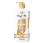 Pantene Conditioner, Daily Moisture Renewal - Pro-V Nutrients for Dry, Color-Treated, Straight to Curly Hair, 72 Hour Hydration & Softness, Paraben Free, Cleanses, Strengthens Bonds, 25.1 Fl Oz - Image 2