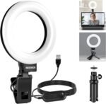 NEEWER Basic 5" Ring Light for Video Conference Lighting, Clip on Light Kit with Desk Tripod Stand for Monitor Laptop Computer Zoom Call Live Streaming Remote Working Learning Video Recording, BR60 - Image 2