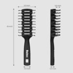 Hair Brush for Men and Women, Pain-Free Speed Dry Detangling Brush | Vented Brush Design for Fast Airflow, Anti-static Bristles Reduce Breakage, Works on Wet or Dry, Straight or Curly Hair - Image 5