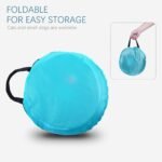 EGETOTA Cat Tunnel for Indoor Cats Large, with Play Ball S-Shape 5 Way Collapsible Interactive Peek Hole Pet Tube Toys, Puppy, Kitty, Kitten, Rabbit (Blue & Black) - Image 7