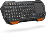 Fosmon Mini Bluetooth Keyboard (QWERTY Keypad), Wireless Portable with Touchpad, Compatible with Apple TV, Amazon Fire Stick, PS4, PS4 Pro, PS5, HTPC/IPTV, VR Glasses, Smartphones - Image 2