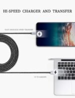 USB C Cable 6ft 5Pack, 3A Fast Charging Nylon Braided Type C Cord | Tpc001 USB C Charger Cable with Durable Braided Design, Compatible with Samsung Galaxy S10e S10 S9 S8 Plus Note 9 A80 A50 A20 - Image 6
