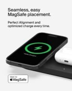 Belkin MagSafe 3 in 1 Wireless Charging Pad, Fast Charging Station | Apple Watch, iPhone 17/16/15/14 Series, AirPods compatible, multi-device MagSafe charging station, Magnetic - Image 4
